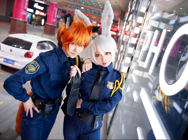 朱迪尼克拟人cos，还原度就像从动画里走出来的，比原著还好看