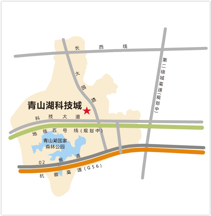 青山湖科技城总规划图图片