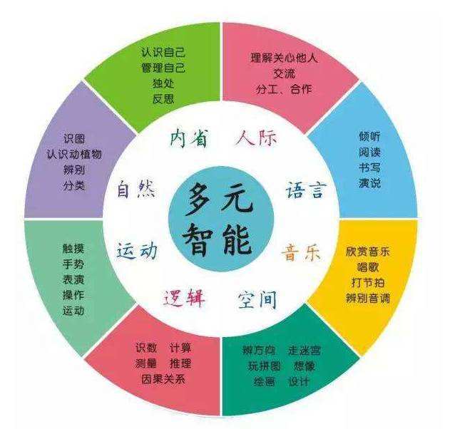"多元智能理论"是美国著名心理学家霍华德·加德纳提出的,上个世纪90