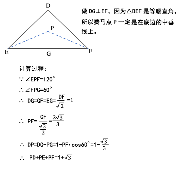 中考数学 费马点 问题 王者再度归来