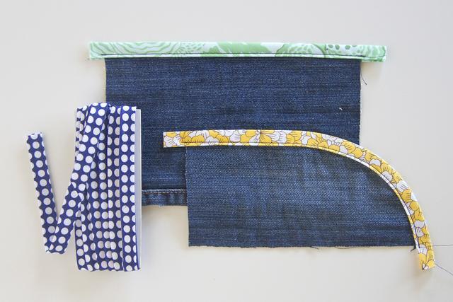 斜布条可以很好的装饰和提高衣服质感,学会这个小技巧,轻松制作