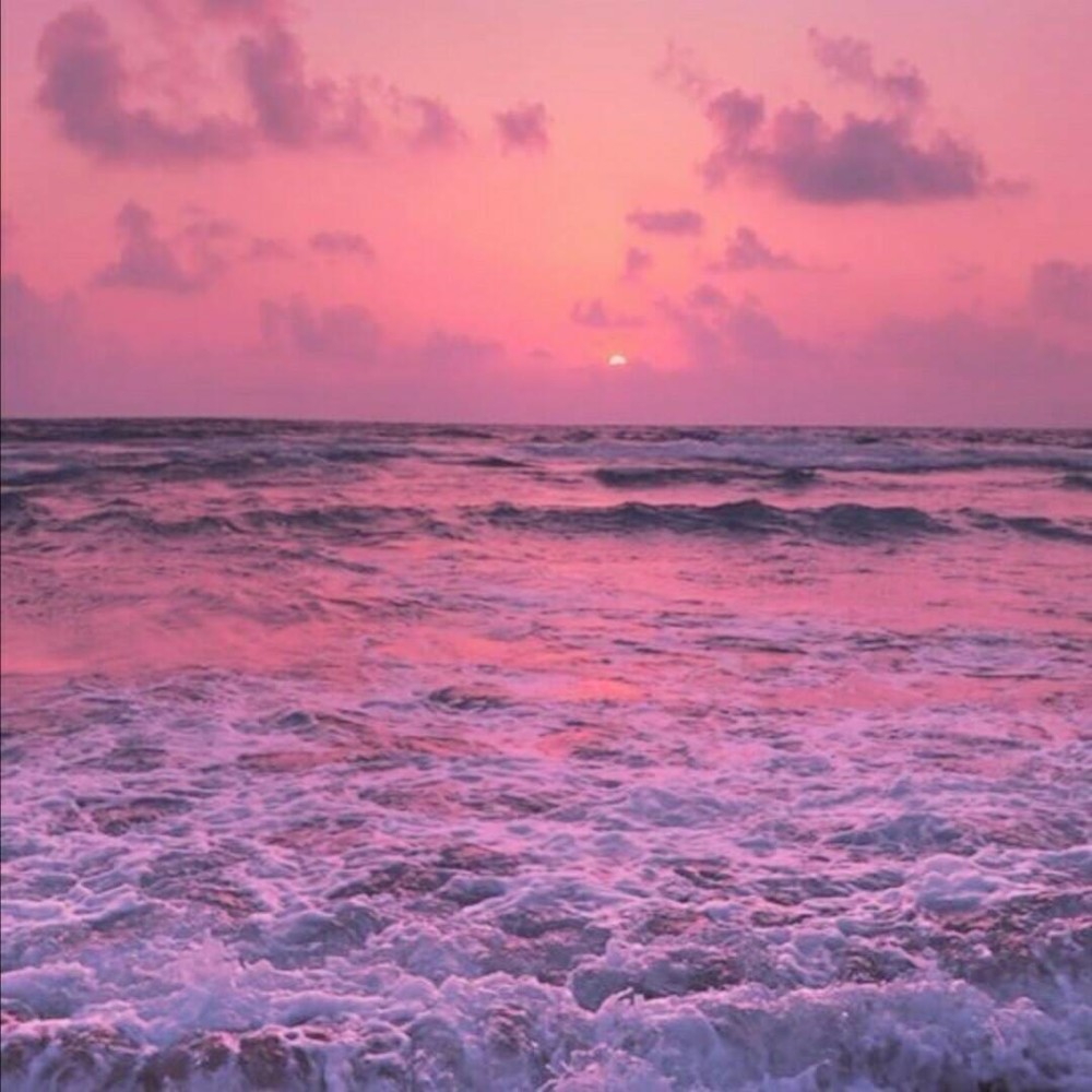 最近流行"天空 粉色少女"背景图,治疗抑郁,00后还不安排上