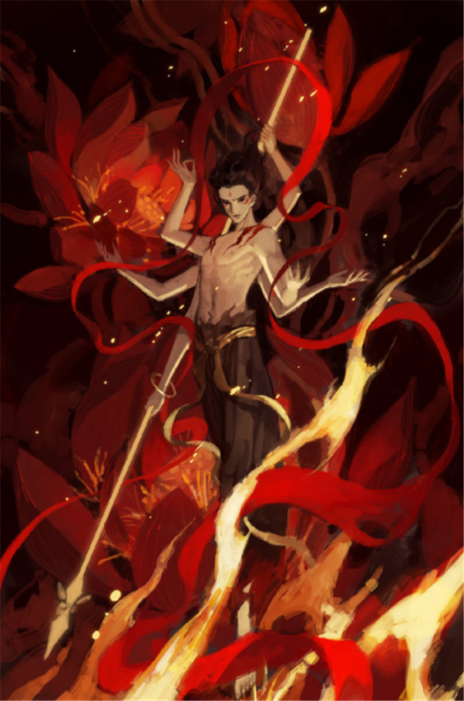 《哪吒之魔童降世》漫画:烈火重生的哪吒,实在太帅了!