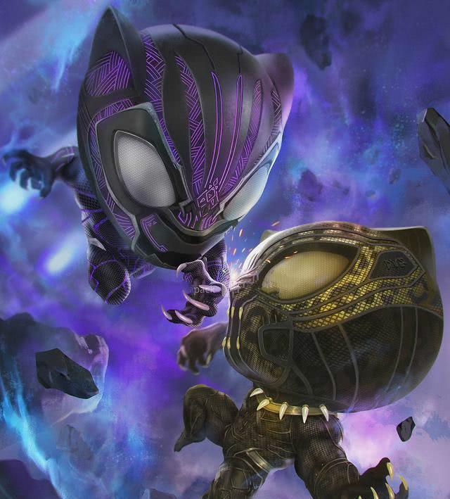 漫画q版漫威英雄小蜘蛛还是那么可爱