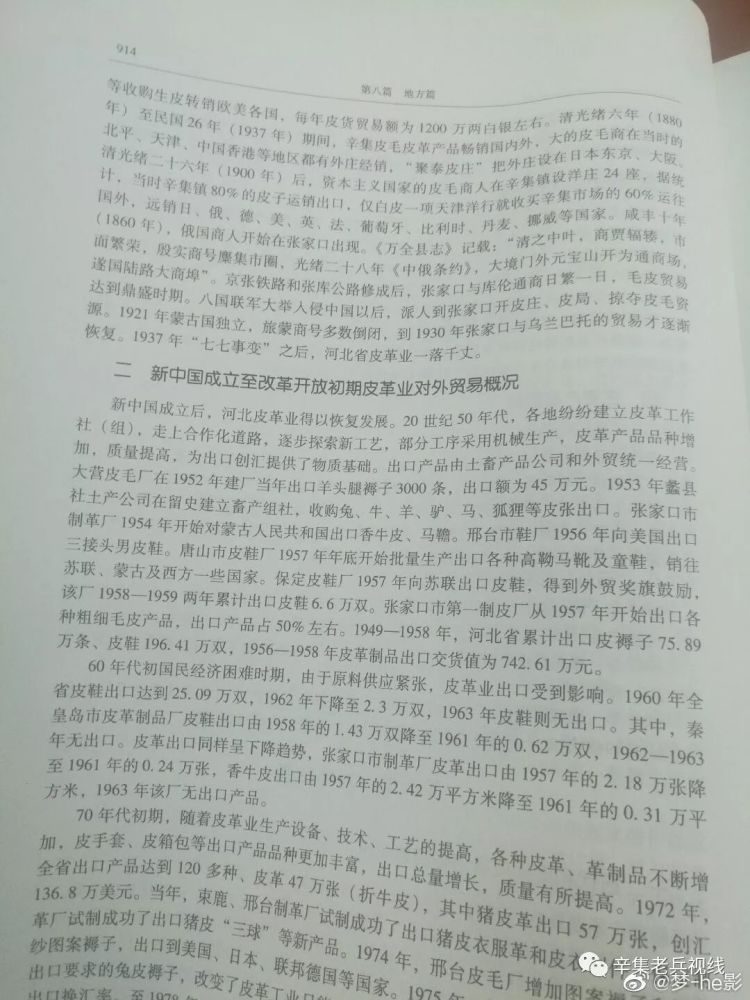 网友论:辛集市(束鹿县)皮毛史.图