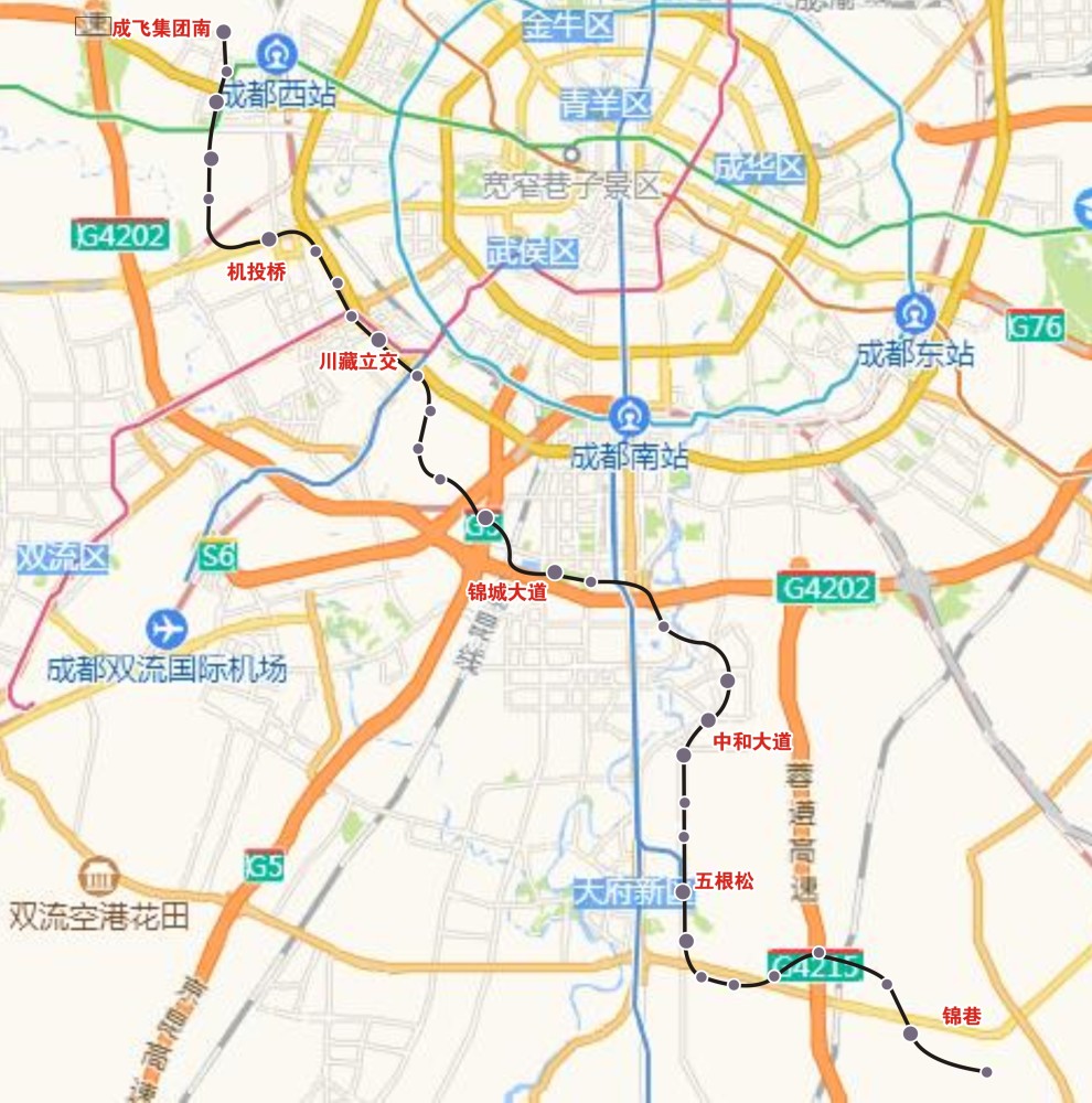 成都地铁第四期建设清单出炉,盘点批复前被砍线路,郫都亏得最惨