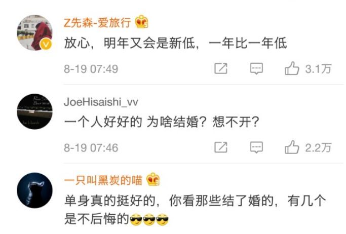 结婚率创10年新低 有些人嘴上说着不结婚 背地里却在偷偷相亲