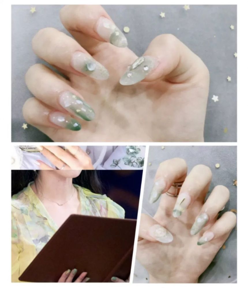 最全iu美甲合集开跑车喝香槟的社长竟然和我是同款美甲