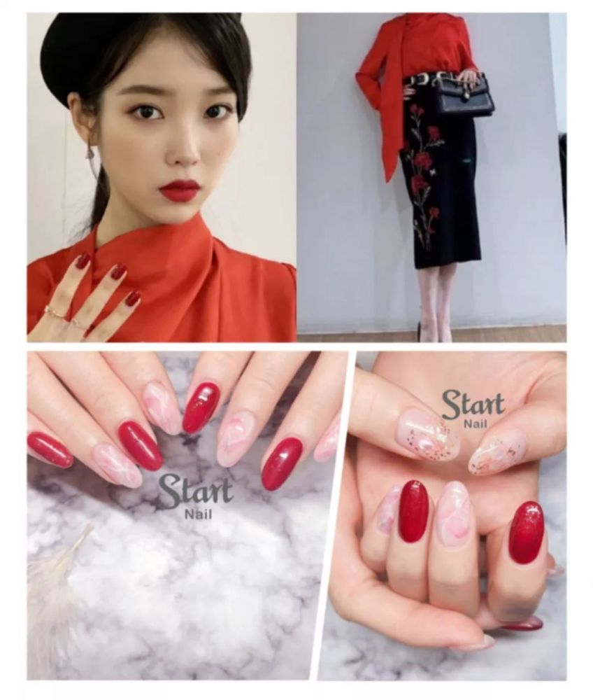 最全iu美甲合集开跑车喝香槟的社长竟然和我是同款美甲