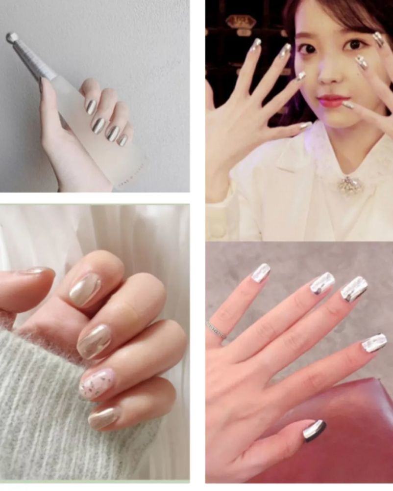 最全iu美甲合集开跑车喝香槟的社长竟然和我是同款美甲