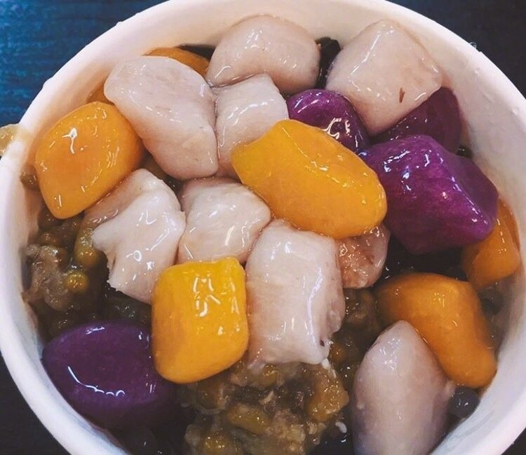 爆嗮的天气,来一份加冰芋圆最美味了