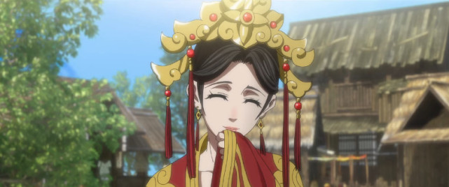 师姐,对于魏无羡来说,是世界上最美的新娘,看到师姐江厌离的结婚礼服