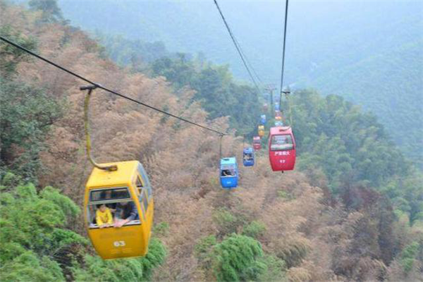 在1999年10月30號貴州的馬嶺風景區,200多名遊客在馬嶺河峽谷谷底唯一