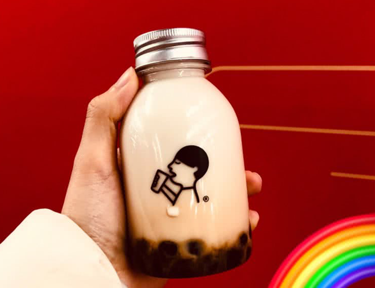 奶茶的迷你版包装,星巴克这一款,看着就很可爱