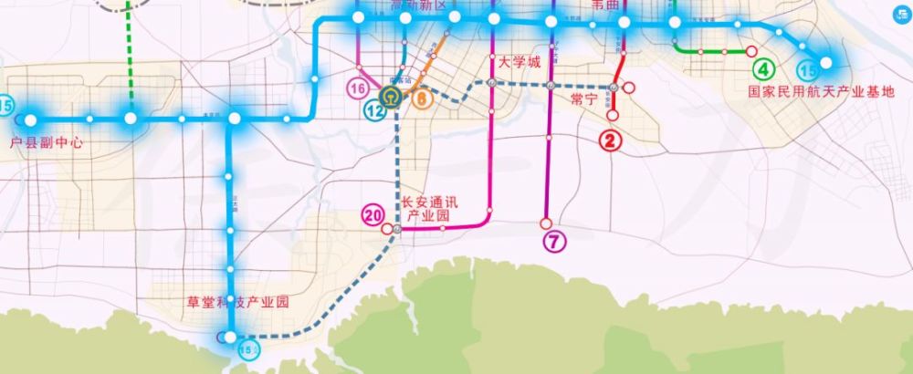 西安地铁四期规划流出7号线凉凉8条入选线路有哪些