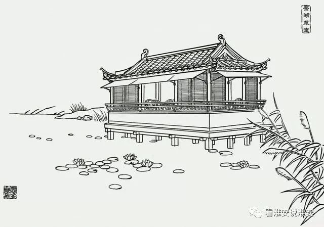 淮安自然风景区简笔画图片