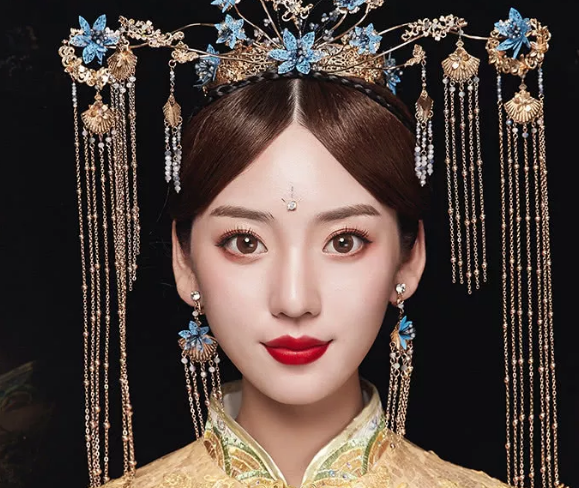 若你风光大嫁戴上哪款公主头饰测你古代有哪种不可思议的身份