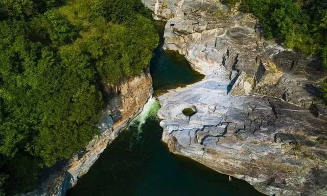 洋县金水大峡谷近照,依然是这么震撼!