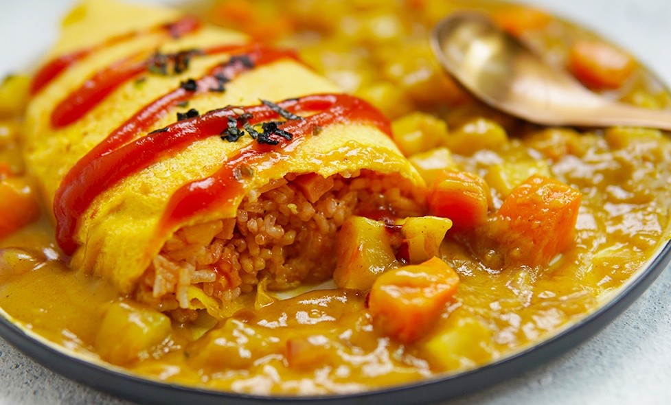 咖喱蛋包饭,味道一级棒值得拥有