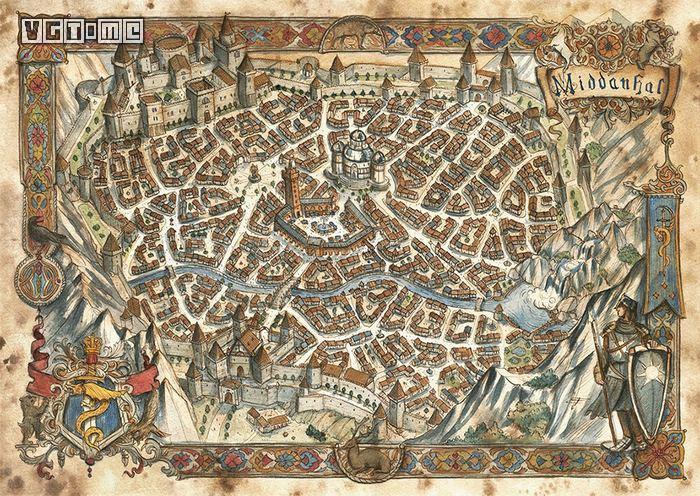 意大利艺术家带来精美手绘游戏地图