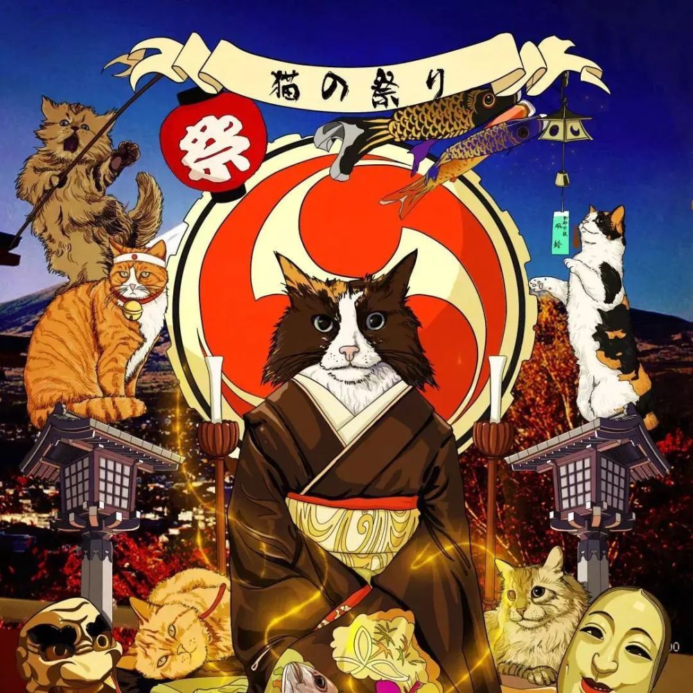 世界上最爱猫的国家 应该就是日本了