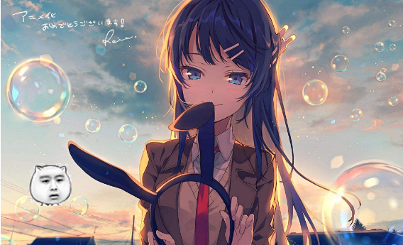 那些动漫中的超人气学姐麻衣成青春梦想糟了是心动的感觉