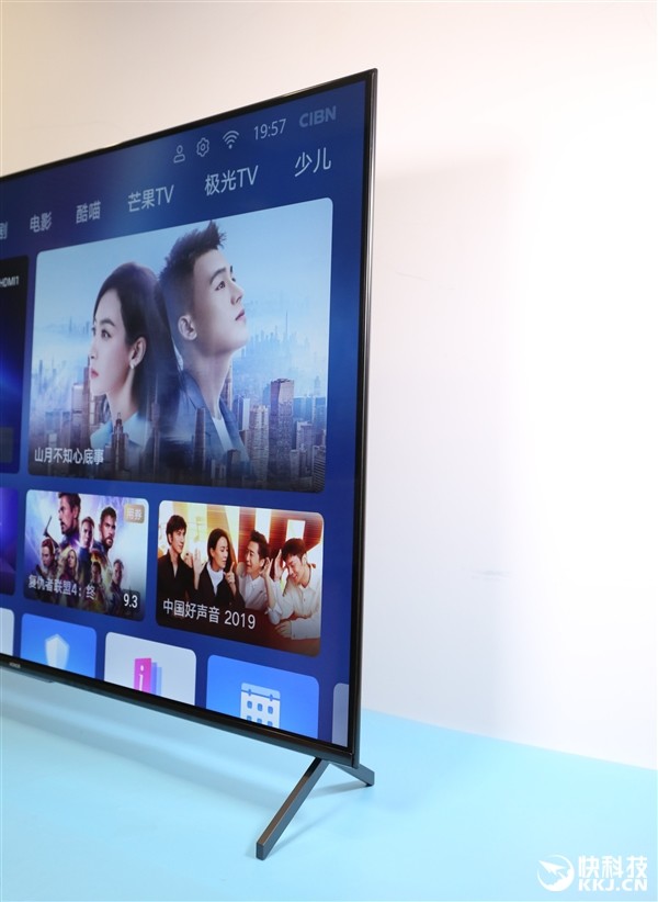 首发鸿蒙os!荣耀智慧屏pro图赏:三面无边全面屏