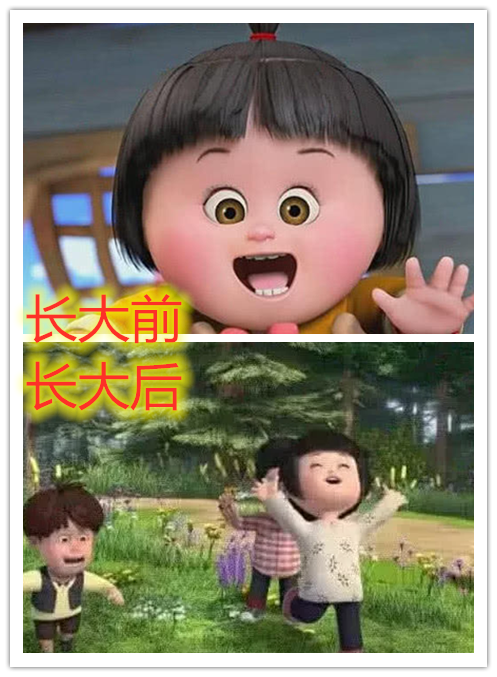 熊出没长大前vs后嘟嘟网红脸赵琳成女神看到图4我酸了