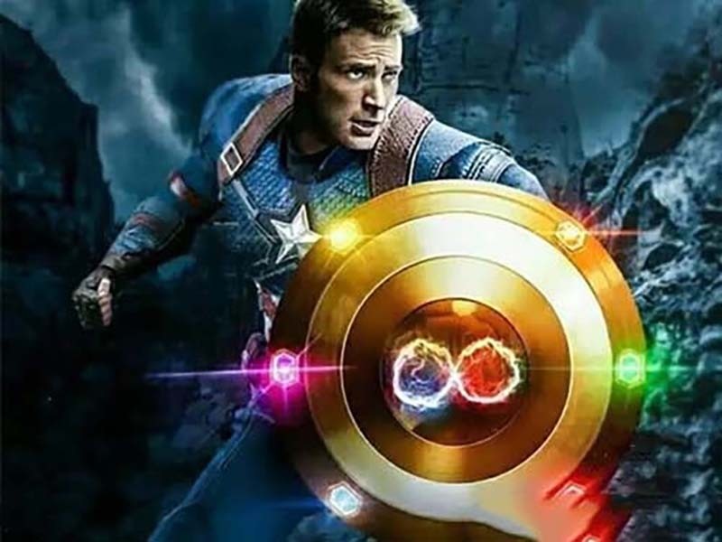 超级英雄拥有无限宝石:钢铁侠铠甲发光,美队盾牌发亮,都输给了他的臂!