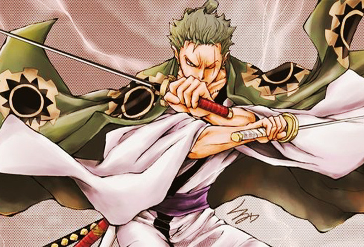 守护铃后的孤狐,他是索隆在和之国的启蒙武士,黑刀秋水执意收回