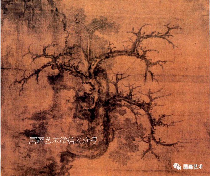 图文教程郭熙早春图树法临摹深度详解