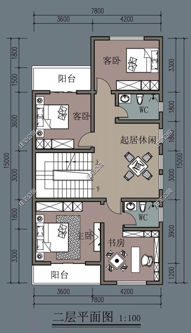 10套造价25万的农村自建房图纸第3套中式小院真让人心动