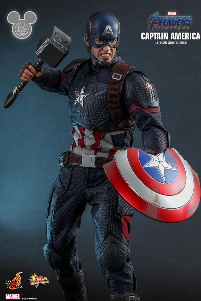 【每周好玩】美队手持雷神锤 1:6双武器美国队长珍藏人偶面世