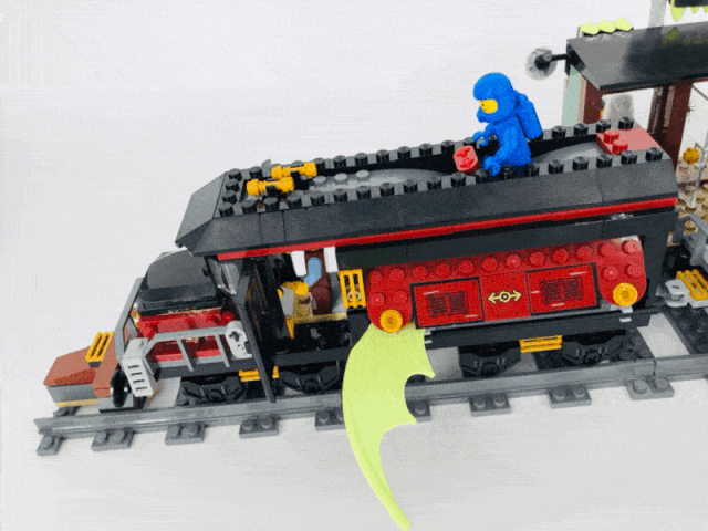 hiddenside70424上手评测,会吃人的火车见过吗? | lego评测