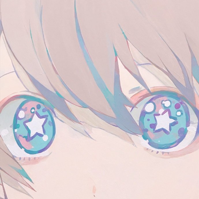 动漫图片女孩眼中有光