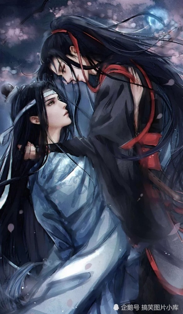 魔道祖师"cp"壁纸:少年版的蓝忘机,摘掉抹额差点认不出了