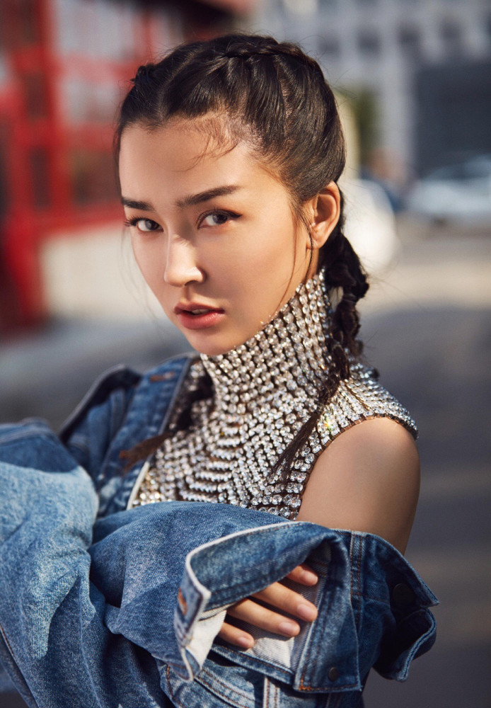 姚星彤时尚街拍