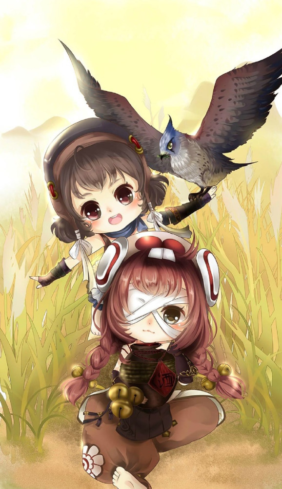 动漫图片,萌版黑白无常