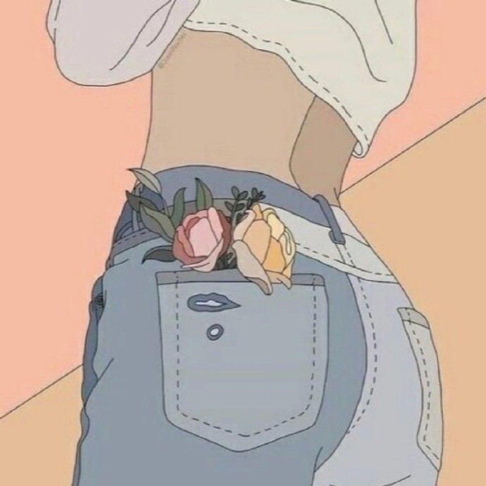 动漫图片看看小姐姐的裤兜里有什么