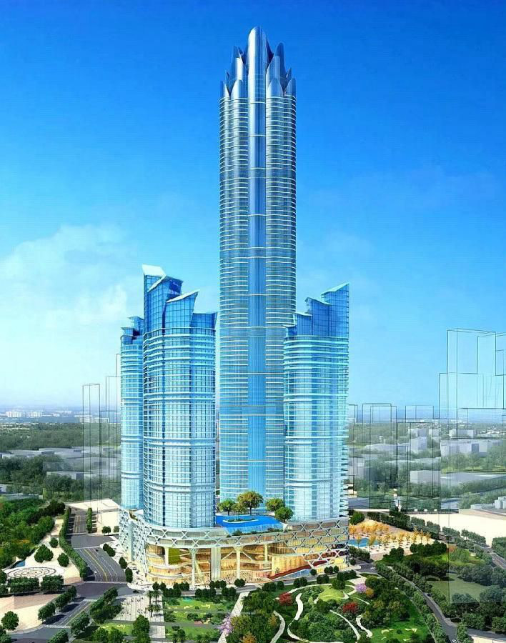 重庆在建的新地标,投资约100亿,高470米,成重庆第一高楼