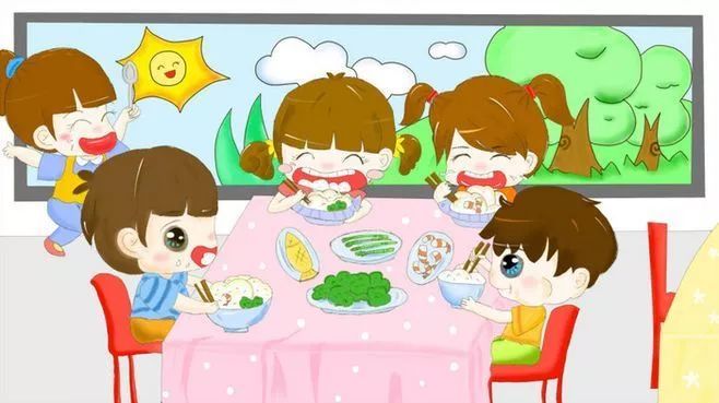 幼儿园小朋友吃饭的规则都在这里啦爸爸妈妈们快来收藏看看