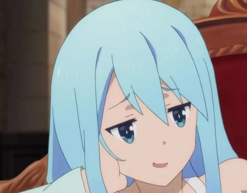 saber阿库娅化后,直接摆出了"爆哭"的颜艺,还不断对着卫宫士郎大喊道