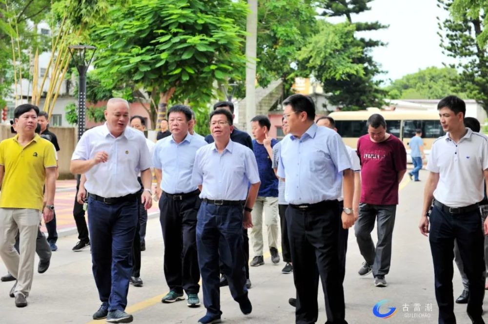 古雷港区领导调研走访古雷港中学,漳浦四中.