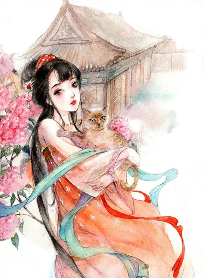 二次元动漫图集红装嫁衣小姐姐