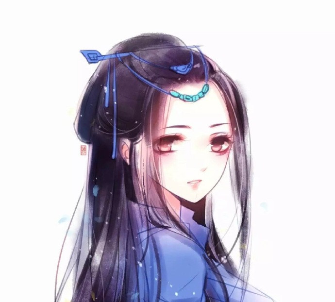 动漫头像古风马尾小姐姐