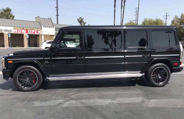 700万奔驰大g加长版,国内无人拥有的神级越野车,来看看吧