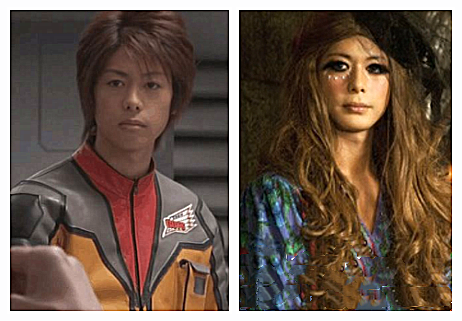 当奥特曼人间体穿上女装,红铠有点辣眼睛,武藏确定不是女孩?