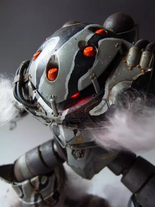 模玩控:巧用棉花特效的红眼变异魔蟹改模型