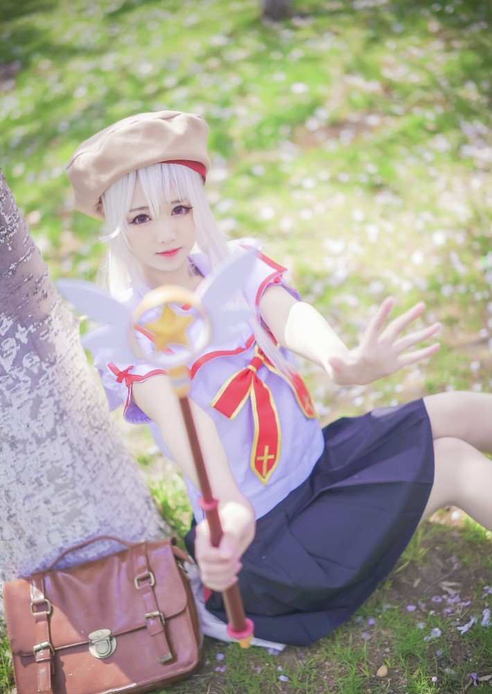 cosplay:魔法少女伊莉雅@羽天shine_腾讯新闻