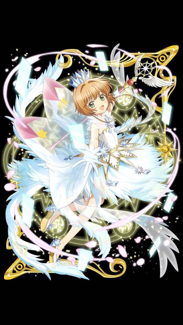 这时候的小樱一定是会穿上知世设计的婚纱,整个场面都会非常的梦幻